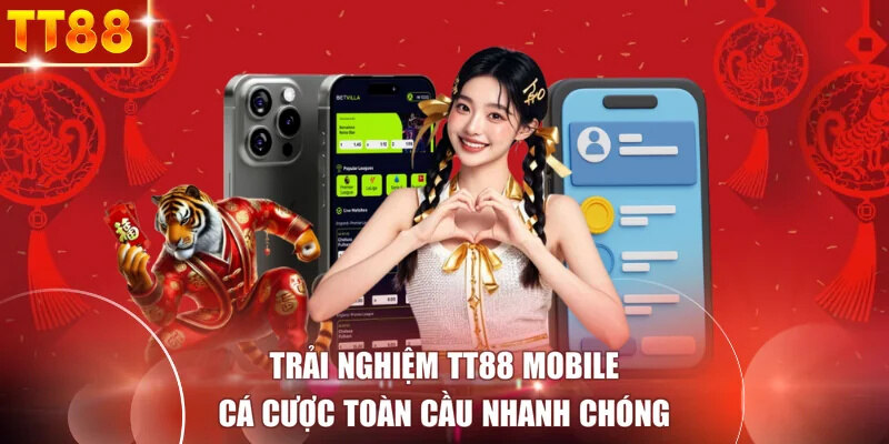 Trải nghiệm TT88 Mobile cá cược toàn cầu nhanh chóng